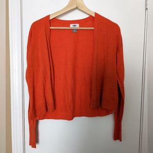 Old Navy Orange Cardigan Size X Small